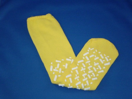 Double-Tread At-Risk Universal Slipper, Yellow
