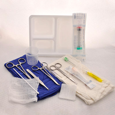 Sterile, Laceration Tray