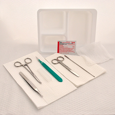 Sterile, Incision and Drainage Tray