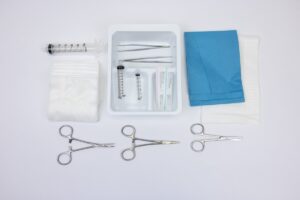 thumbnail image 2 of Premium Stainless Steel Laceration Tray - 5 Surgical Suture Instruments - Pakistan 2 of 6