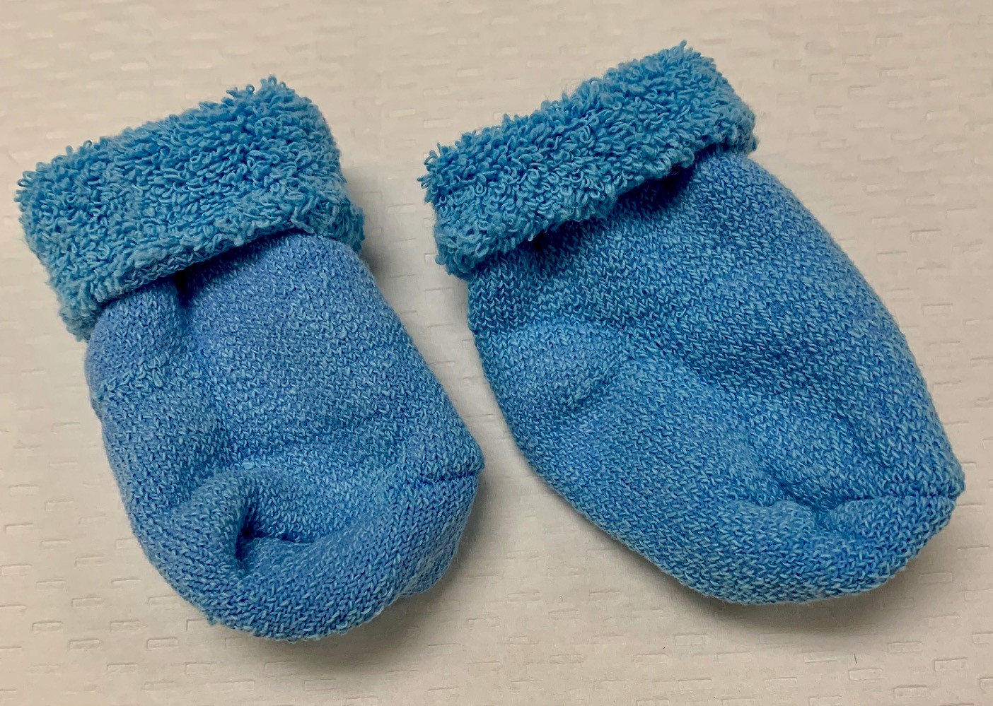 Blue Deluxe Infant Booties