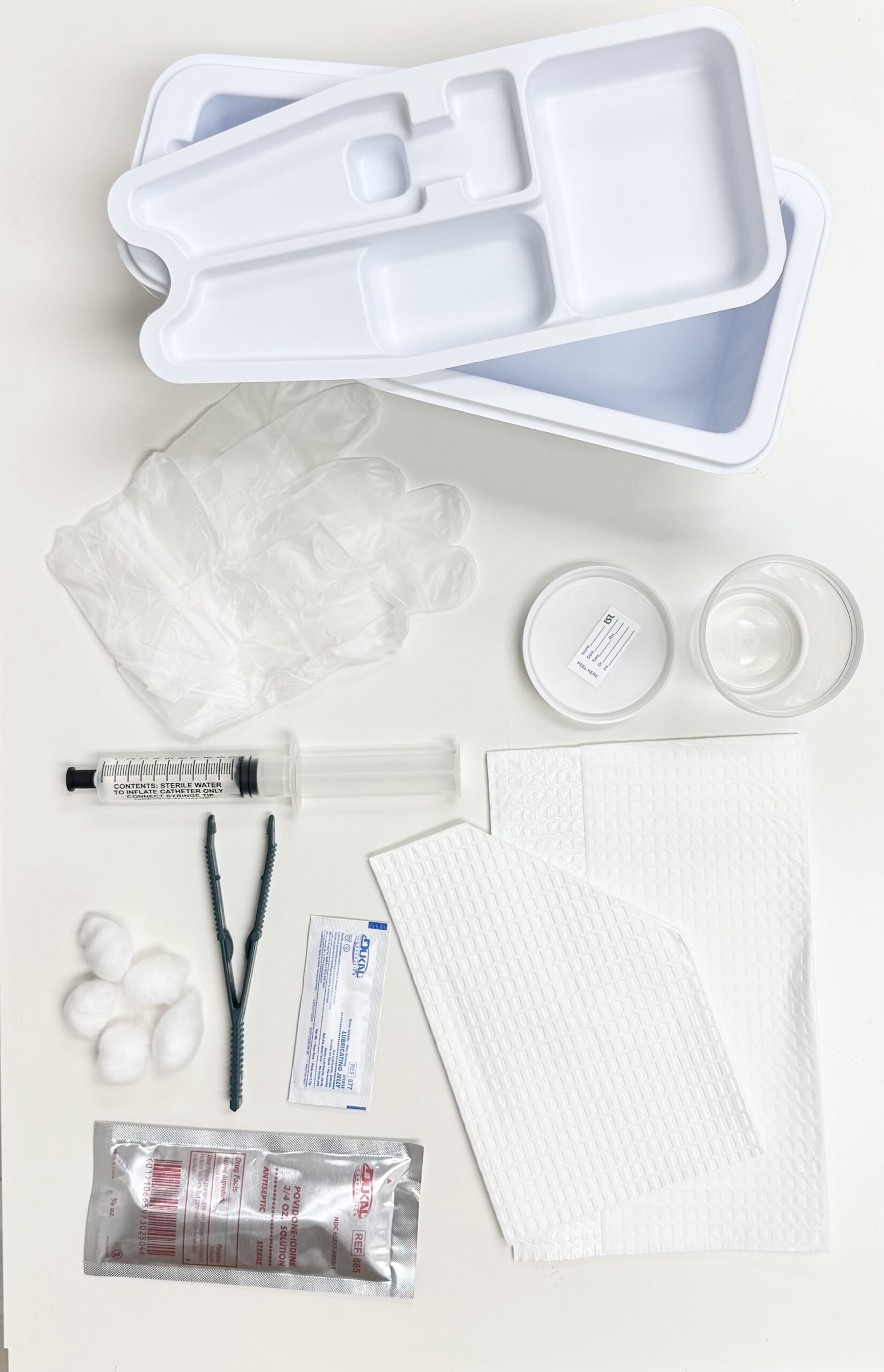 Foley Catheterization Tray Without Catheter